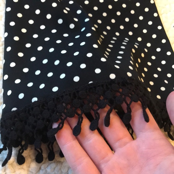 Black dress with white polka-dots - Picture 4 of 4